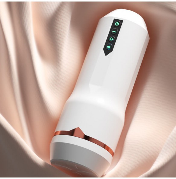 MizzZee - Cangyue Sucking Vibrating Moaning Masturbator Cup (Chargeable - White) MizzZee - Cangyue Sucking Vibrating Moaning Masturbator Cup (Chargeable - White)